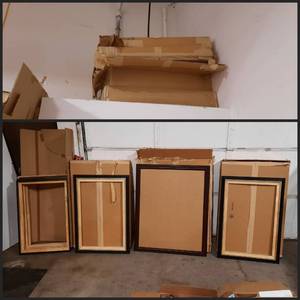 Frames. (4) 44 x 36 (7) 39.5 x 27.5 (4 )37 X 25