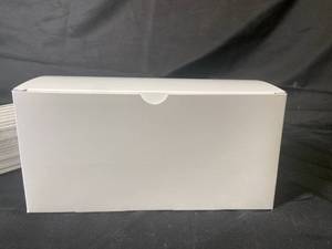White Carton Box Containers - 125 Total Containers 9 x 4.25 x 4.25