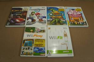 6 Nintendo WII Games