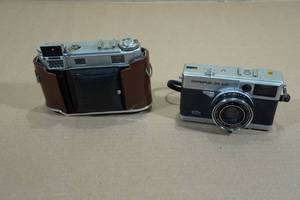 2 Vintage Cameras - Kodak Retina III, Olympus 35EC