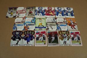 Assorted Football Cards - Die Cut, Rookies