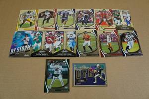 Assorted Football Cards - Inserts, Parallels