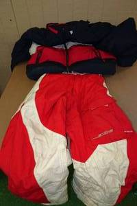 Womens XS Snow Bibs with Mens XXL Winter Jacket