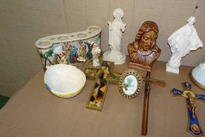 Large Assortment of Religious Statues
