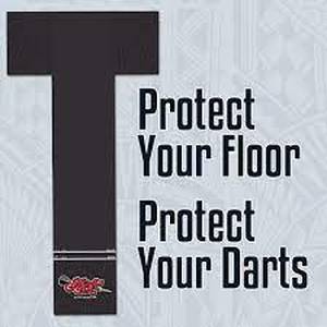 Shot Dart T-Shaped Floor Protection Mat