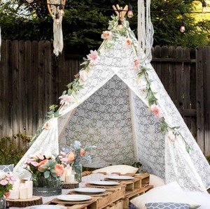 Tiny Land Lace Teepee Tent