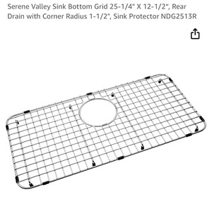 Serene Valley Sink Bottom Grid 25.25x12.5