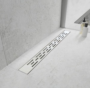 Linear Stainless Steel Shower Drain 48