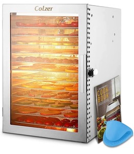Colzer 12-Rack Food Dehydrator - Stainless Steel