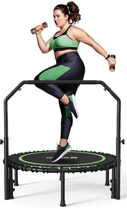 BCAN Foldable Mini Trampoline -Green