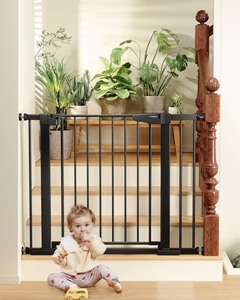 Cumber 29.7-40.6 Adjustable BabyDog Gate for Stairs or Doorways
