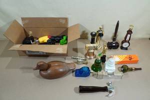 Large Assortment of Vintage Avon Mens After Shave Bottles