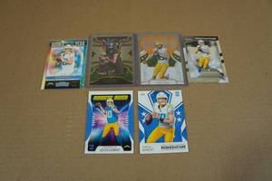 6 Justin Herbert Football Cards