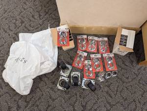 Collection of Max pole Sockets and hardware