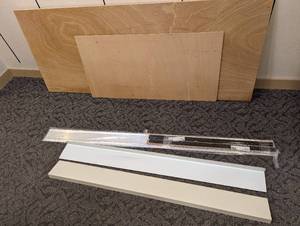 32 wood hollow core interior door, transitions and other supplies