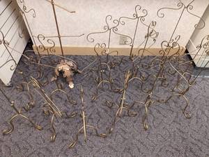 Beautiful brass tone Decorative retail displayvhangers