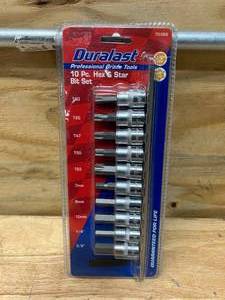 DURALAST 10 PC. Hex & Star Bit Set (0227245)