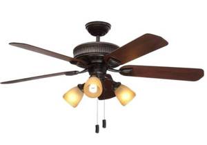 CASABLANCA Ainsworth Gallery 54 in. Indoor Onyx Bengal Bronze Ceiling Fan with Light