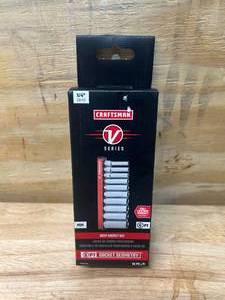 CRAFTSMAN V-Series 10-Piece Metric 14-in Drive 6-point Set Deep Socket Set (0312248)