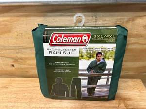 COLEMAN PVCPOLYESTER RAIN SUIT- 3XL  4XL (unisex) (0312247.50)