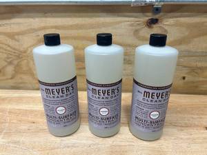 Mrs. Meyers Clean Day Lot of 3 Bottles of- 32 oz. Lavender Multi-Surface Concentrate (03122415.24)