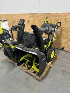 RYOBI Lot of 2- 40V HP Brushless Whisper Series 24 2-Stage Cordless Electric Self-Propelled Snow Blowers (Snow Blowers Only)