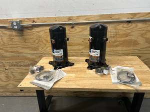 COPELAND SCROLL Lot of 2- Compressors 42,200 BTU 3.5 Ton Single Phase R22 208230V