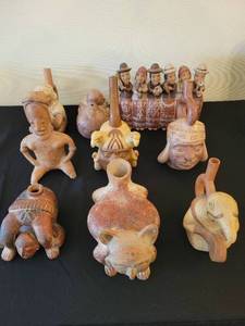 lot 18 image: Pre-Columbian Style Pottery Collection