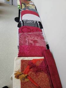 lot 117 image: Assorted Table Linens Bundle with Decorative Tassels