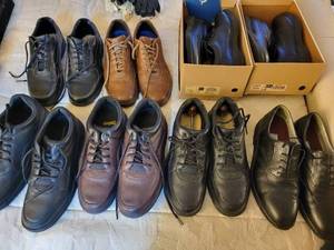 lot 123 image: Assorted Mens Dress Shoes - Mixed Styles and Sizes