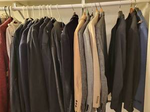 lot 126 image: Assorted Mens Suit Jackets and Coats Collection