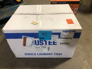 MUSTEE Utilatub 20 in. x 24 in. Structural Thermoplastic Wall-Mount Utility Tub in White  Customer Returns See Pictures