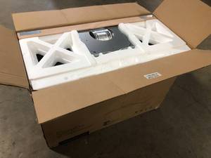 Cosmo 36 in. Island Range Hood with 380 CFM 3 Speeds Customer Returns See Pictures