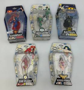 lot 32 image: Misc. DC & More Action Figures Including Batman, Flash & More (NIB)
