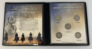 lot 48 image: First Commemorative Mint Inc. The Last Five Liberty Head Nickels