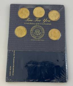 lot 52 image: A Coin History U.S. Presidents Minted In Solid Brass With Collectors Album (NIB)