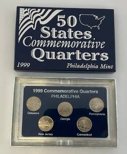 lot 54 image: 1999 Commemorative Quarters Philadelphia (Sealed)