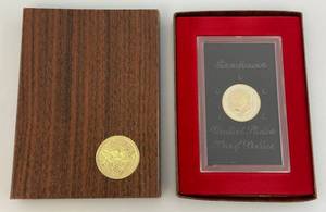 lot 72 image: 1972 S Eisenhower Proof Dollar (Sealed) With Case
