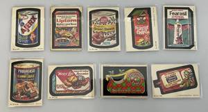 lot 109 image: 1980s Wacky Pack Sticker Cards