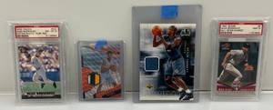 lot 115 image: Misc. Sports Cards In Protective Sleeves (Some Graded)