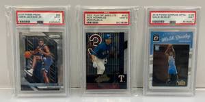 lot 116 image: Misc. Graded  Sports Cards Including ALEX RODRIGUEZ & More