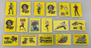 lot 117 image: 1989 Topps Nintendo Sticker Trading Cads (In Sleeves)