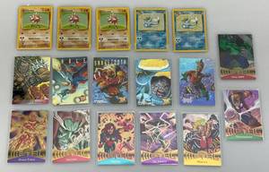 lot 118 image: 1990s Misc. Trading Cards Including Pokemon & Marvel