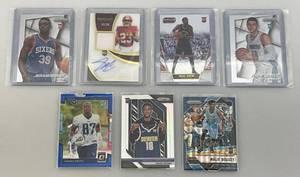 lot 119 image: Misc. Sports Trading Cards In Protective Sleeves Including Autographed Bryce Love & More