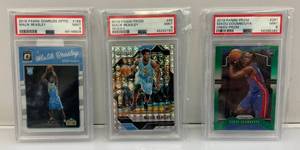 lot 121 image: Misc. Graded  Sports Cards Including Malik Beasley & More