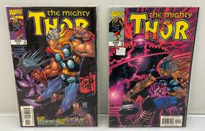 lot 144 image: John Romita Jr. Autographed Thor Comic Books (In Protective Bags)