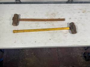 lot 51 image: Pair of Sledge Hammers