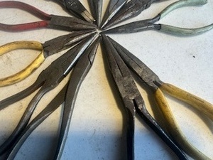 lot 73 image: Eleven Needle Nose Pliers - Various Brands and Sizes