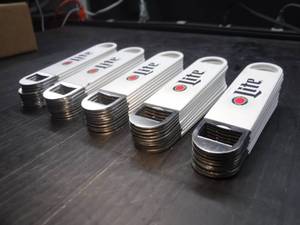 Miller Lite Rubber Grip Beer Bottle Opener  Approximately 50 