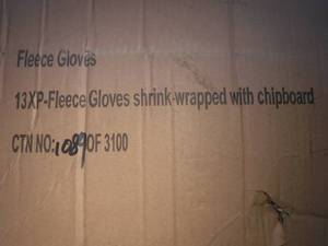 13XP-Fleece Black Gloves  Approximately 200 Gloves 
